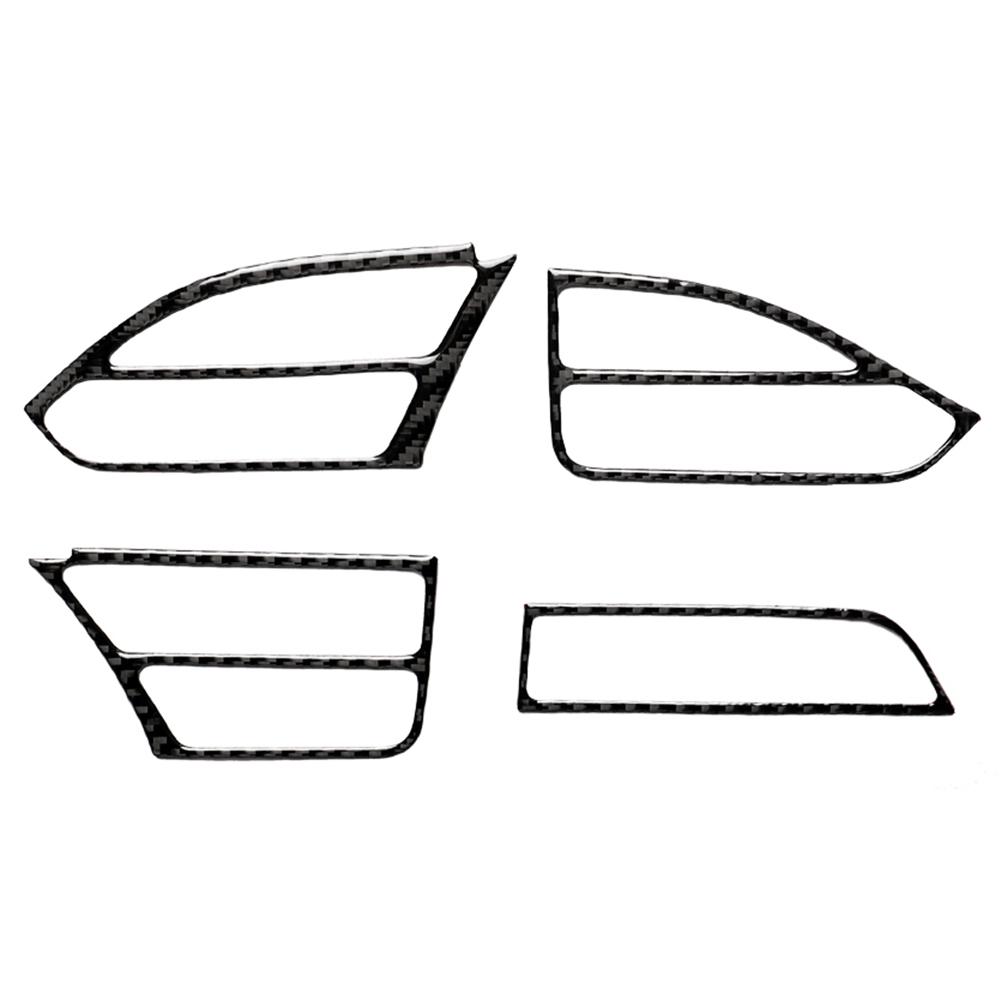 

4x Carbon Fiber A/C Air Vent Outlet Frame Trim Cover for Tesla Model X, 501 Original