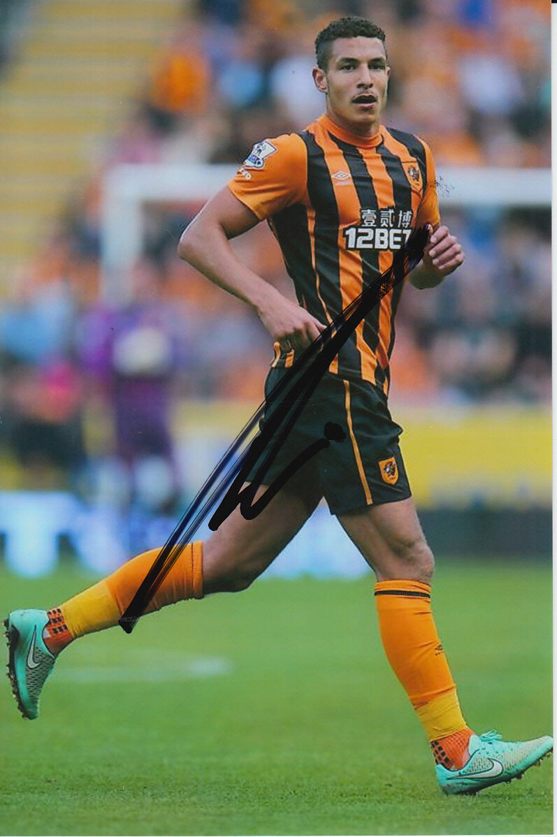 HULL CITY HAND SIGNED JAKE LIVERMORE 6X4 Photo Poster painting.