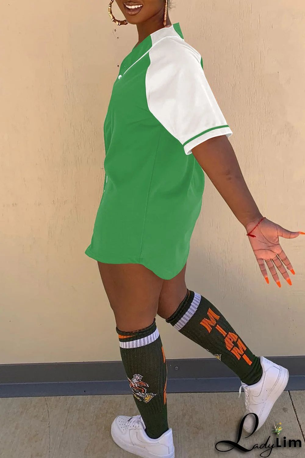 Black Fashion Casual Solid Split Joint V Neck Tops