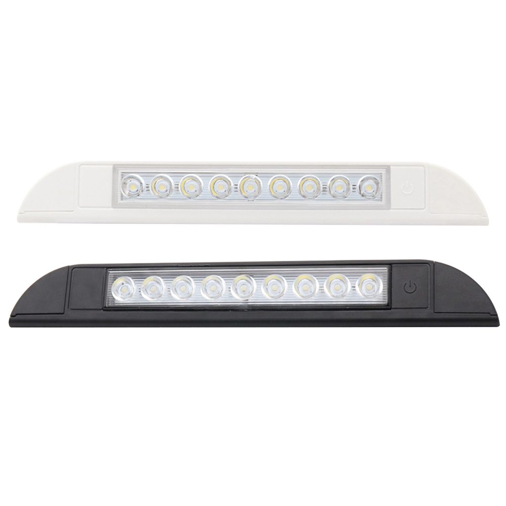 

LED RV Yacht Ceiling Light Touch Switch Caravan Camper Exterior Awning Lamp, White, 501 Original