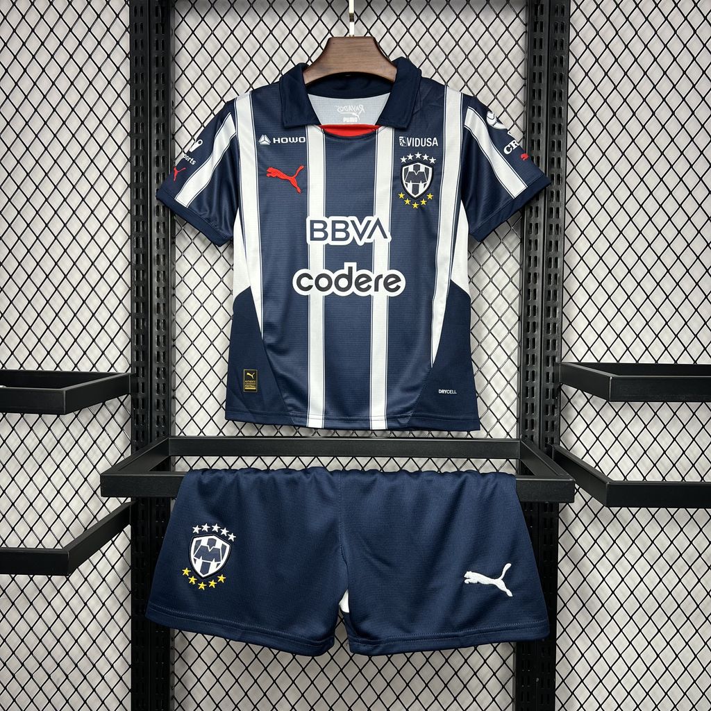 Rayados Monterrey 24-25 Home Stadium Kids Kit
