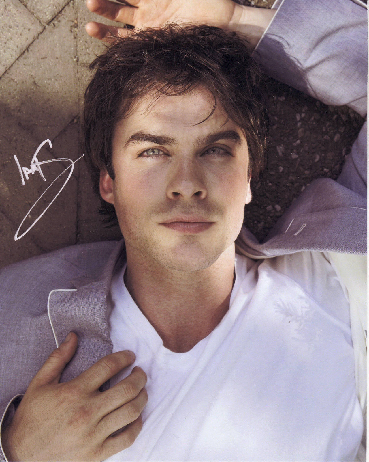 IAN SOMERHALDER - VAMPIRE DIARIES AUTOGRAPH SIGNED PP Photo Poster painting POSTER