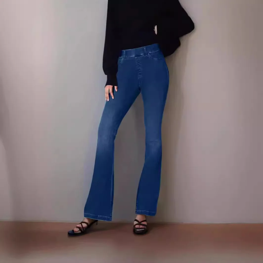 Woherb High-Waisted Stretch Women's Wear Jeans-Outfit Ideas