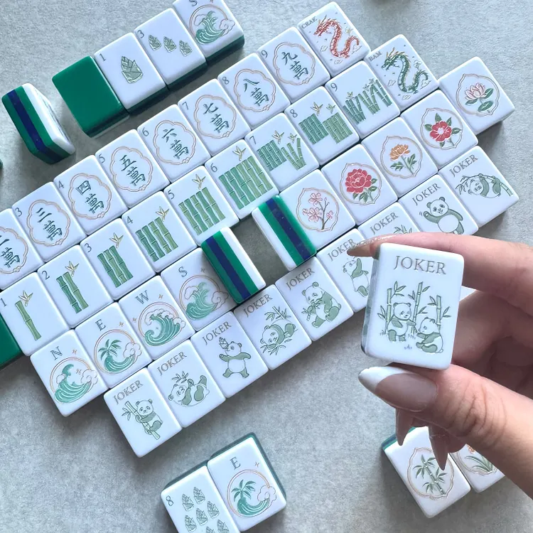 Panda Joker American Mahjong Set 4-Layer &mdash; 160 Tiles