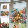Mushroom Hut Double Sided - 5D DIY Pendant