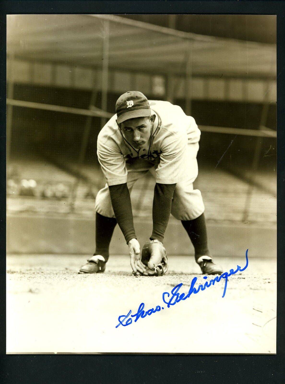 Charlie Gehringer Signed Autographed 8 x 10 Photo Poster painting Detroit Tigers