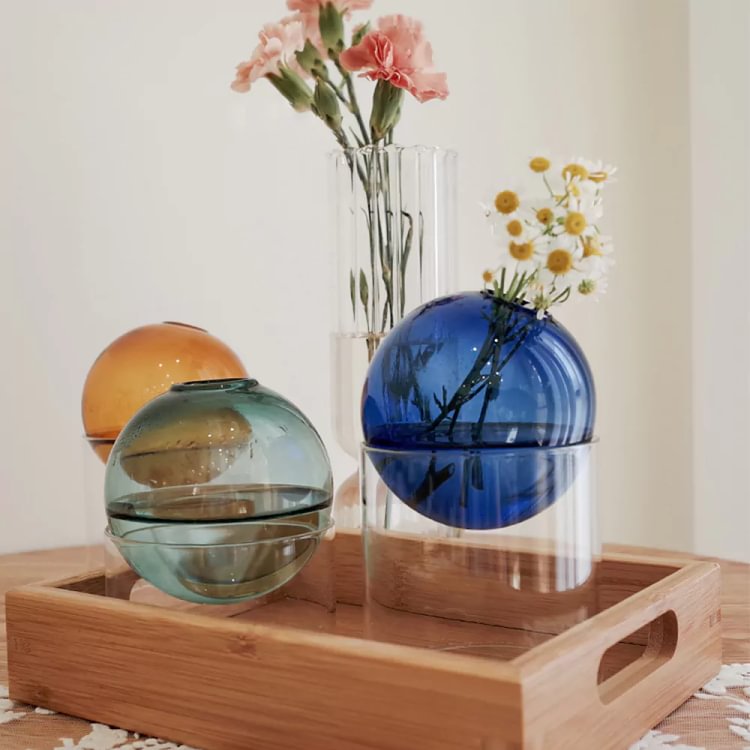 Modern Spherical Glass Vase