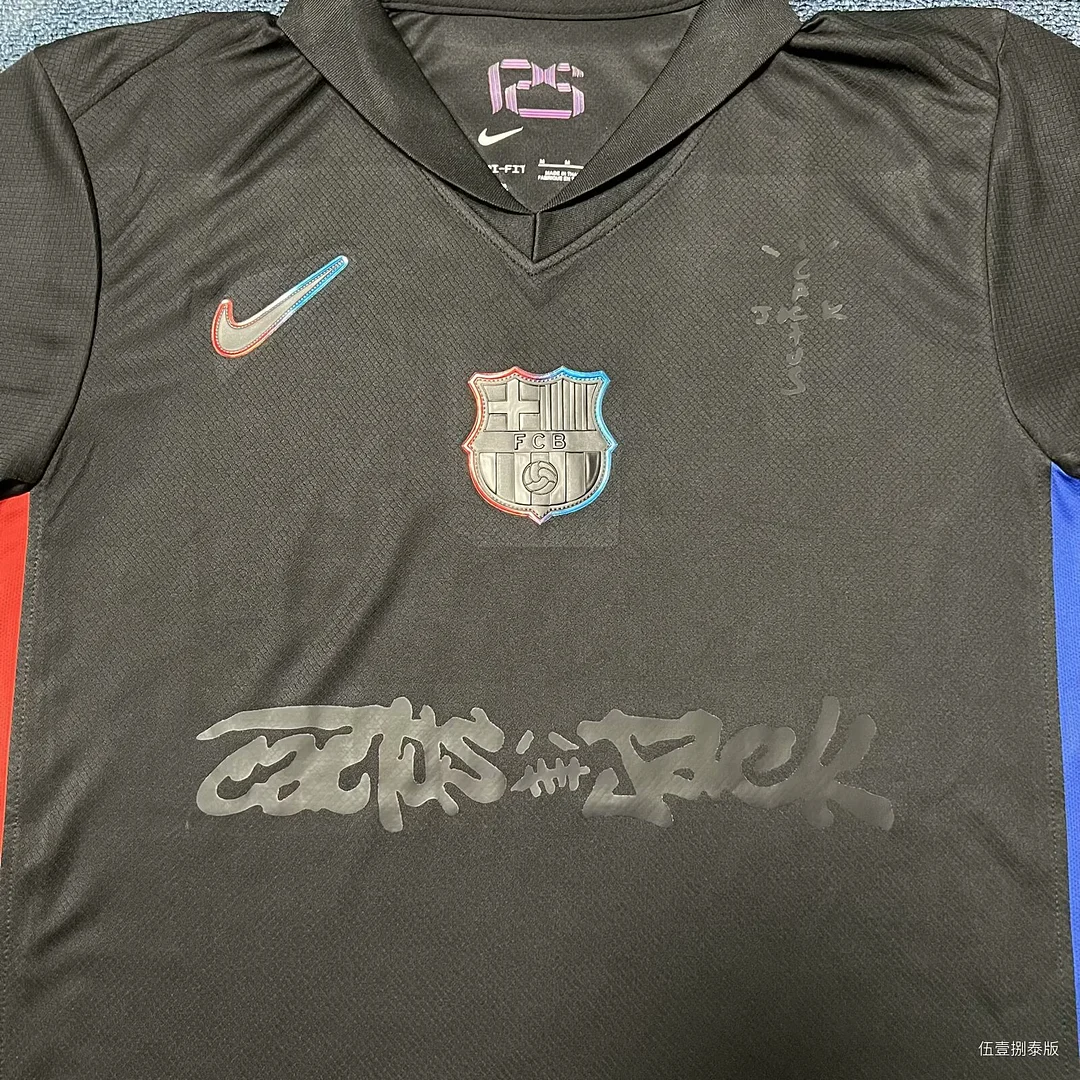 24/25 Barcelona Away Sponsor Football Shirt Thai Quality