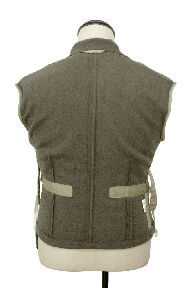   Wehrmacht German Assault Gunner Brown Wool Wrap Jacket German-Uniform