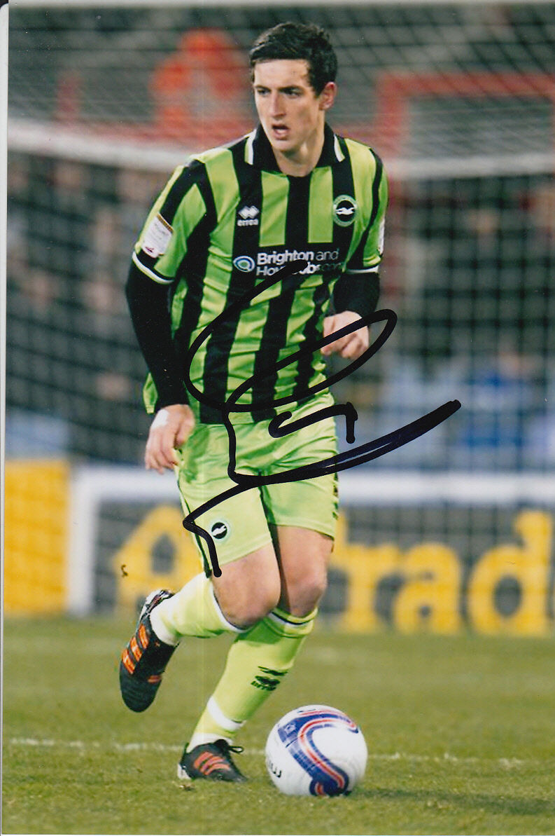 BRIGHTON HAND SIGNED LEWIS DUNK 6X4 Photo Poster painting 11.