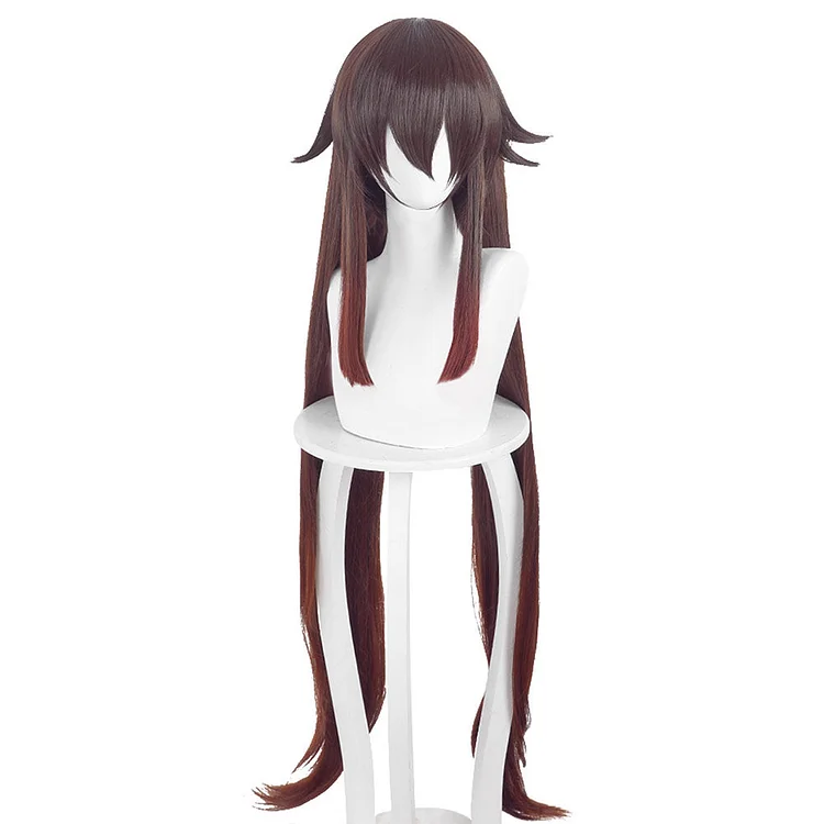 Genshin Impact Heat Resistant Synthetic Hair HuTao Carnival Halloween Party Props Cosplay Wig