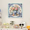 Colorful Blue And White Porcelain Vase-11CT Stamped Cross Stitch 40*40cm/15.75*15.75in