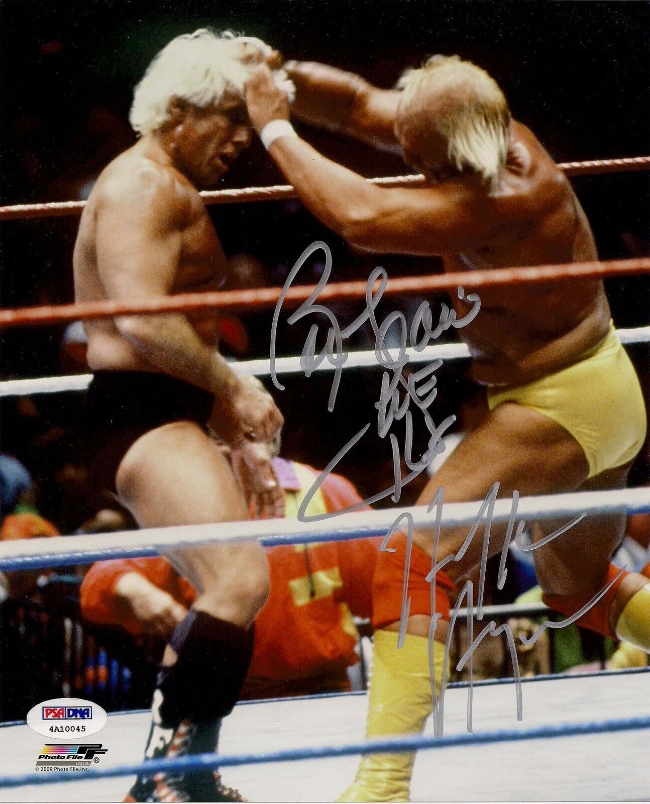 Hulk Hogan & Ric Flair Signed WWE 8x10 Photo Poster painting PSA/DNA COA WCW Picture Autograph