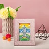 6pcs Scenery DIY Mini Round Diamond Painting Set 14x19cm