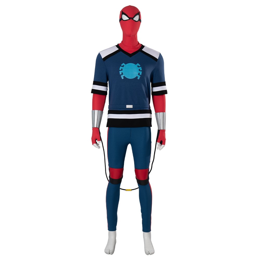 Spider-Man Peter Parker Cosplay Costume Freshman Year Jumpsuit Full set