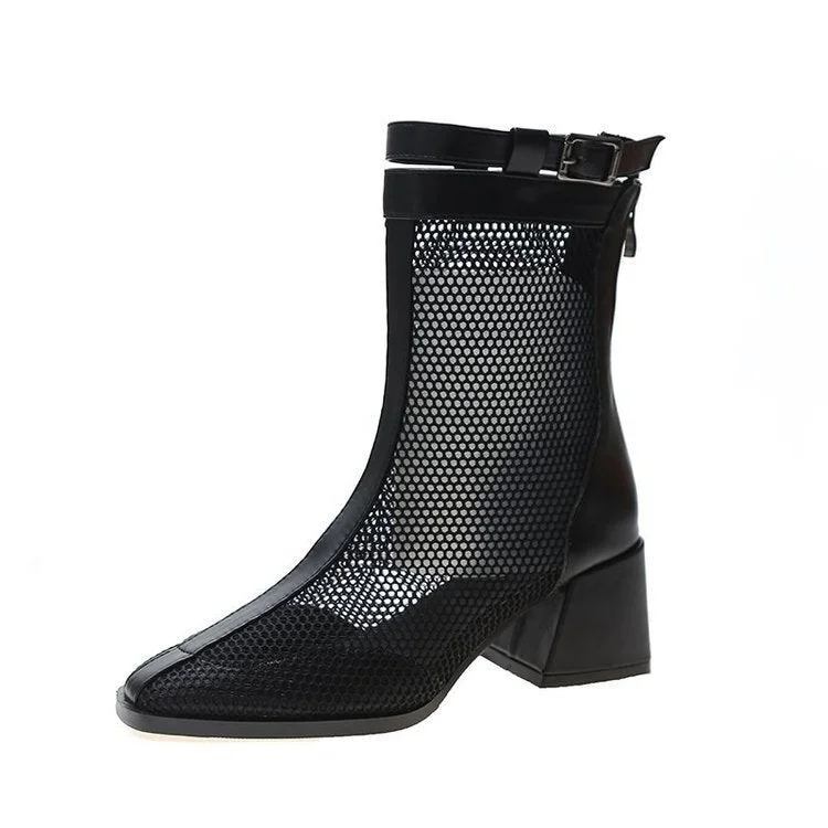 Hollow Short Boots Sexy Padded High Heel Sandals