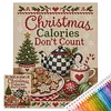 Holiday DIY 11CT 3 Strand Stamped Cross Stitch Kit for Adults 40x50cm