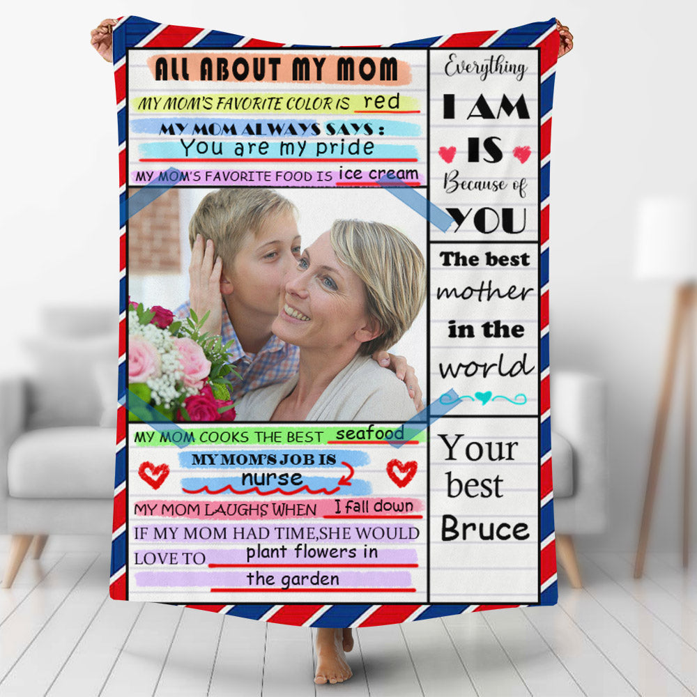 Custom Blanket Personalized Kids Gifts | Makemesurprise&reg;