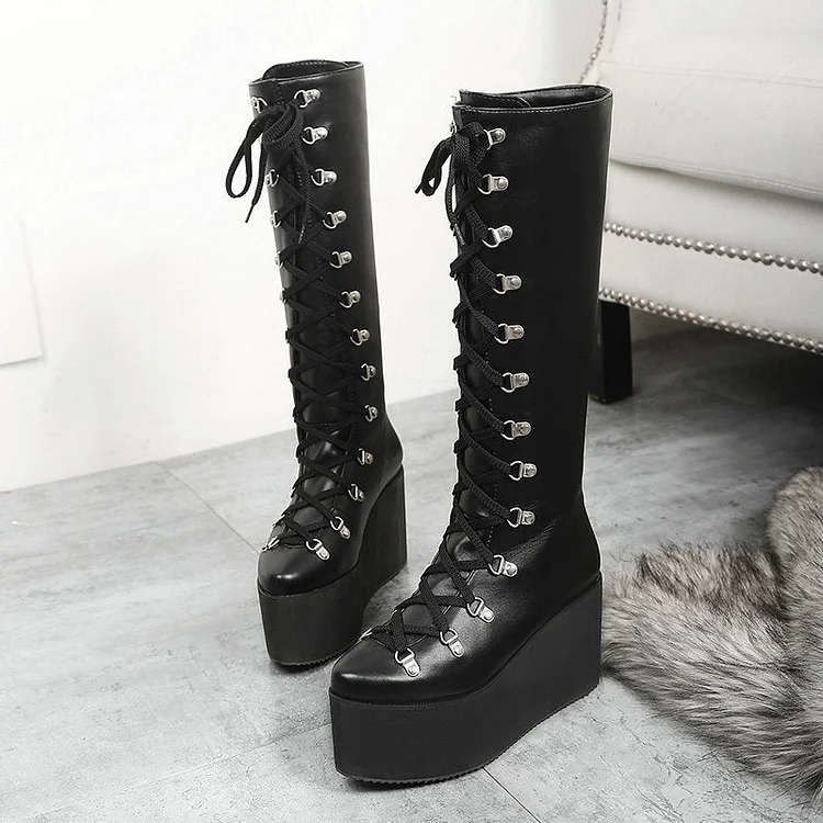 Platform High Boots