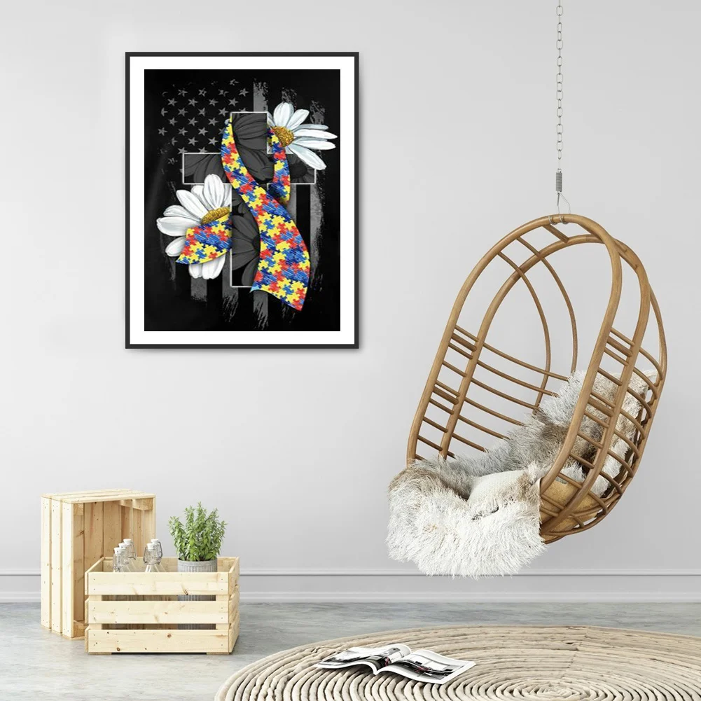 Full Round Diamond Painting 30*40cm - Cross