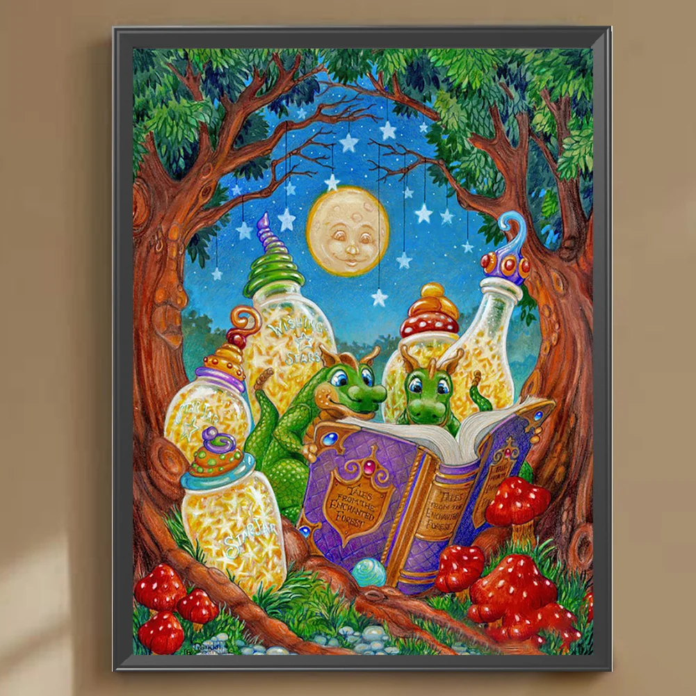 Diamond Painting - Full Round Drill - Dinosaurs(Canvas|30*40cm)