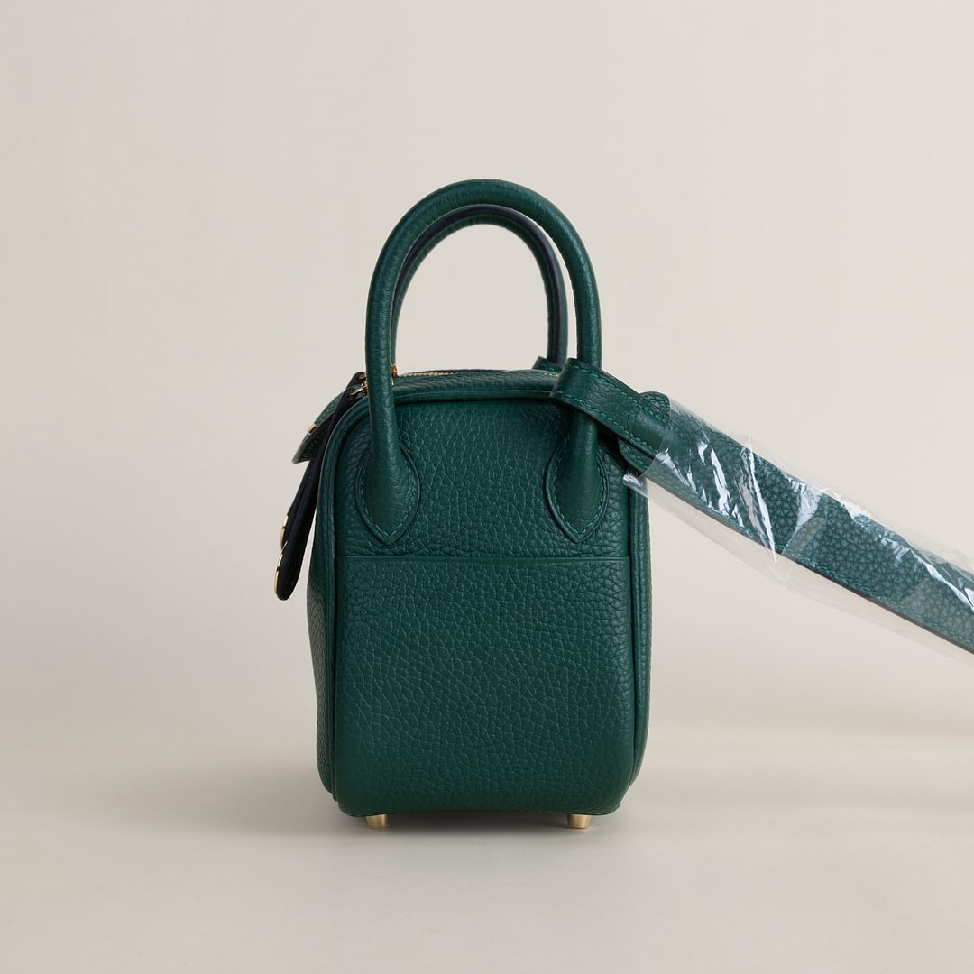 Mini Lindy  Clemence leather  Z6 Malachite GHW