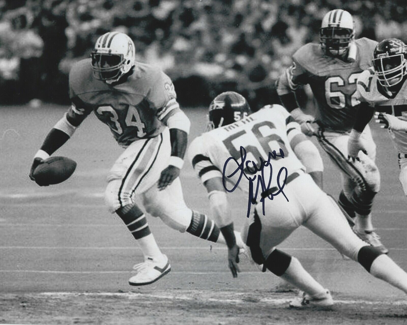 Signed 8x10 LANCE MEHL New York Jets Autographed Photo Poster painting - w/COA