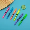 20PCS Erasable Oblique Head Color Fluorescent Pen Eraser School Season Student Office Stationery Highlighter