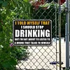 Drinking - Metal Tin Signs(8*12Inch/12*16Inch) - Bar