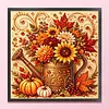 Sunflower Can-14CT Stamped Cross Stitch 30x30cm