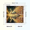 Diamond Painting-DIY Crystal Rhinestone Golden Peacock