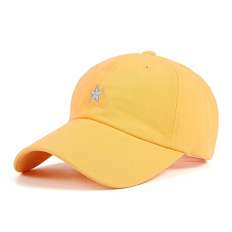 Unisex Mens Baseball Cap Men Women 2023 Summer Cotton Five-pointed Star Embroidery Snapback Trucker Hat Dad Caps Gorras Hombre