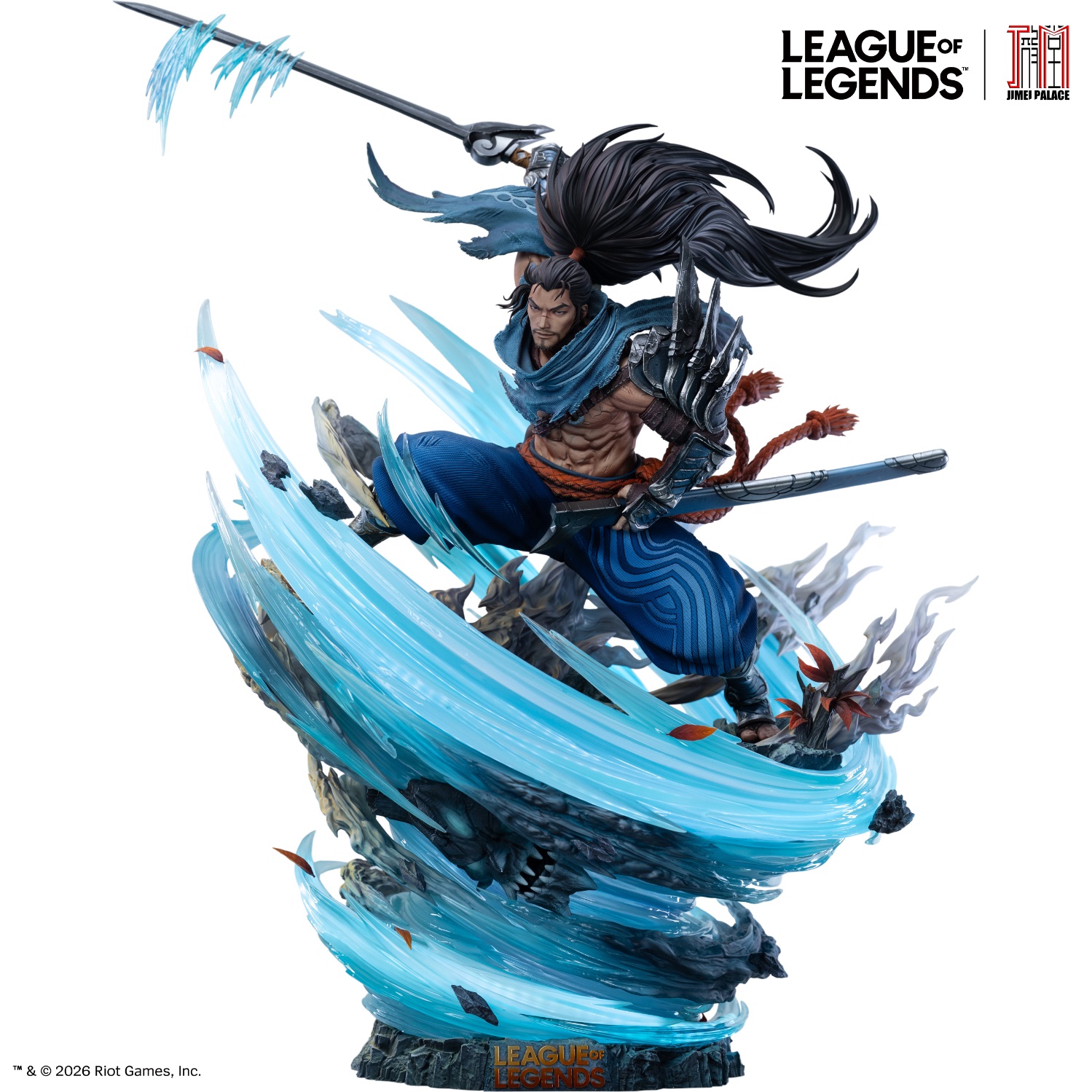 JIMEI PALACE Studio - League of Legends Yasuo The Unforgiven Scale Statue (Licensed)-