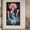 (40*70cm)Jellyfish - Round AB Drill Diamond Painting