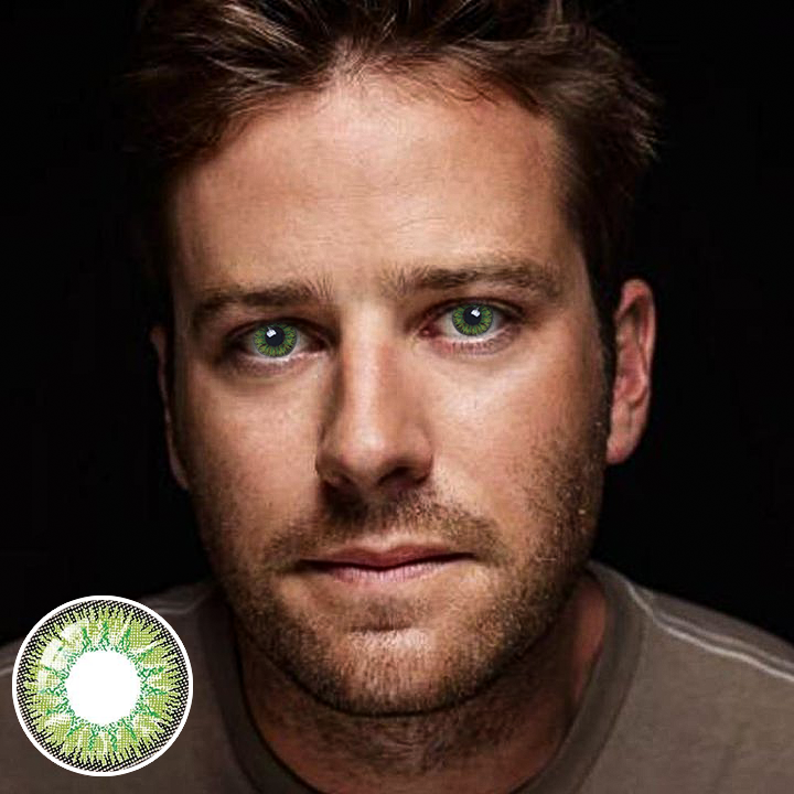 Men's Nonno Green Colored Contacts