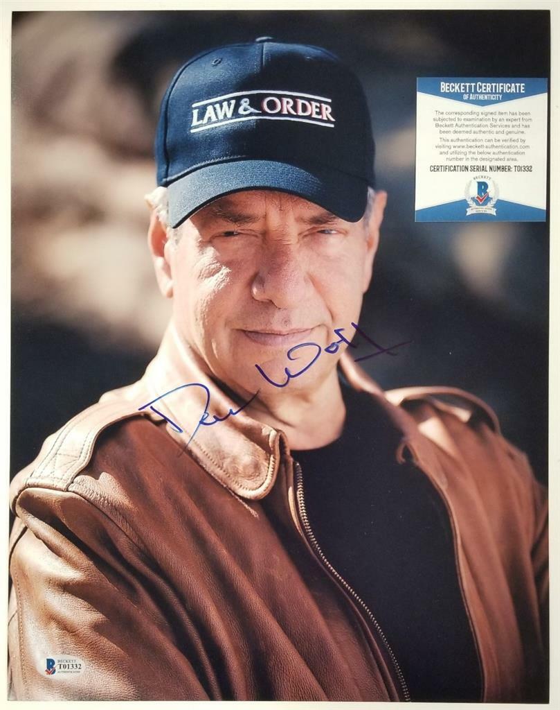 Dick Wolf signed Law and Order 11x14 Photo Poster painting Autograph (E) ~ Beckett BAS COA