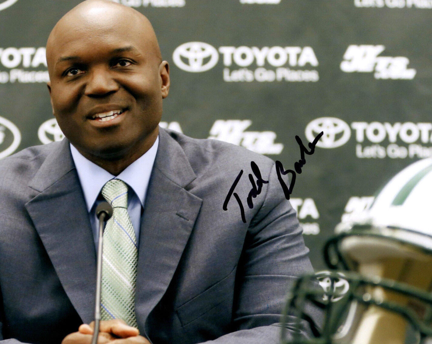 Todd Bowles New York Jets hand signed autographed 8x10 football Photo Poster painting COA e