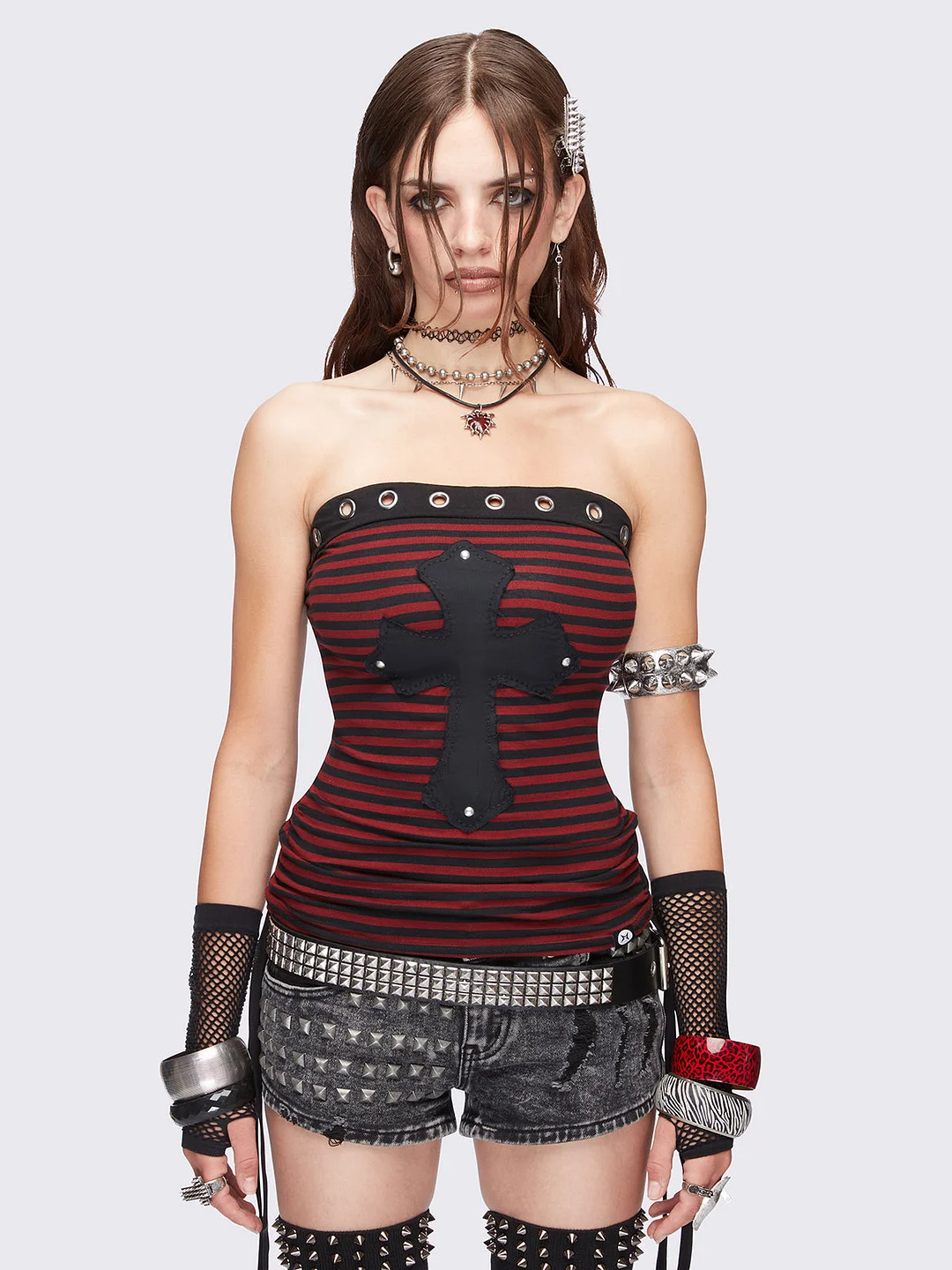 Sanctum Striped Tube Top