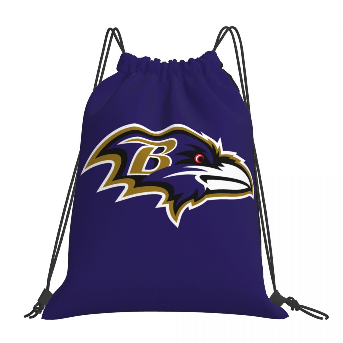 Baltimore Ravens Foldable Sports Gym Drawstring Bag