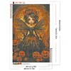 Diamond Painting -DIY Round Drill Halloween Girl(40x60 CM)