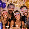 4pcs DIY Rhinestone Diamond Painting Glasses Frame No Lens (Birthday-2)