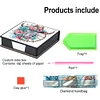Flower Cow Leather Diamond Painting Notecard Box Contains 150 Sheets of Paper
