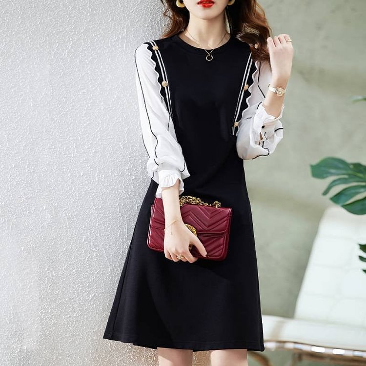 Sweet Long Sleeve Dresses QueenFunky