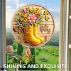 Rain Boots DIY Diamond Painting Hanging Pendants Acrylic Crafts Kit for Home Wall Decor