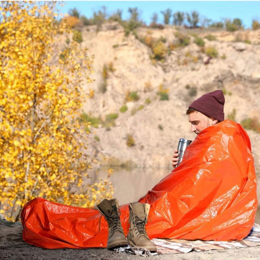 Emergency Shelter Camping Outdoor Safety Survival Sleeping Bag Thermal