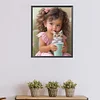 Diamond Painting -DIY Full Square Drill Pet Girl(45x55cm)