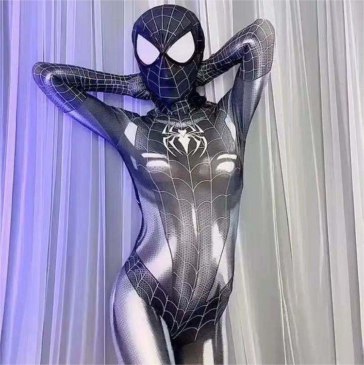 ✨In Stock✨ Hot Fashion Spiderman Cosplay Woman Sexy Zentai Suit Spandex Bodysuit  Superhero Zentai