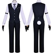 [Wetrose] Xavier Fluffy Trap Seiya Sim Sunghoon Love And Deep Space Cosplay Costume Bunny Rabbit Ears Uniform Suit Outfit Full Set