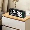 LED Digital Alarm Clock Bedside Alarm Clock Large Number Display for Home Office