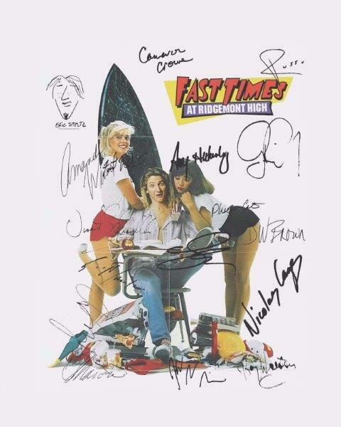 REPRINT - FAST TIMES AT RIDGEMONT HIGH Cast Autographed Signed 8 x 10 Photo Poster painting